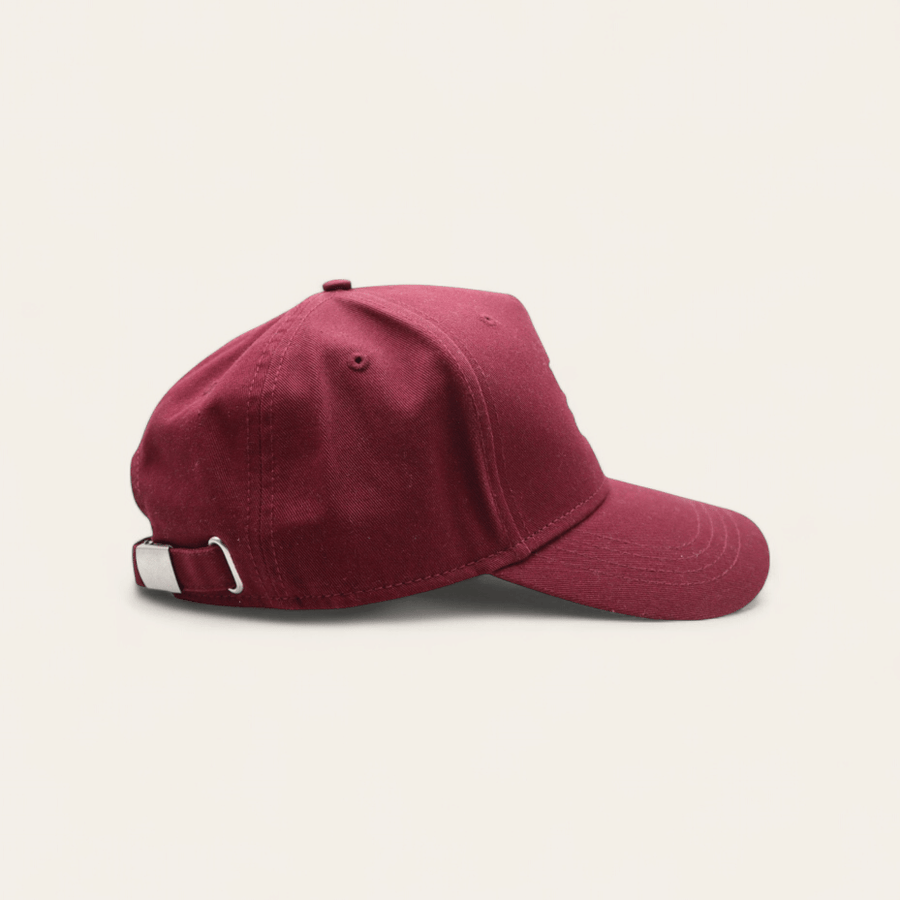 Casquette Coton Wine red - RebelSoulHatx