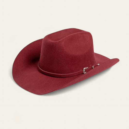 JESSE WESTERN - WINE RED - RebelSoulHatx