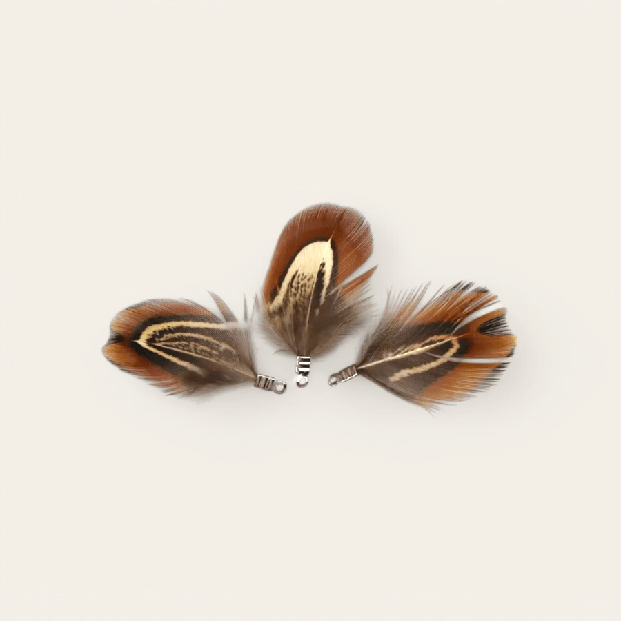 NATURAL PENDANT FEATHERS - RebelSoulHatx