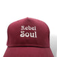 Casquette Coton Wine red - RebelSoulHatx