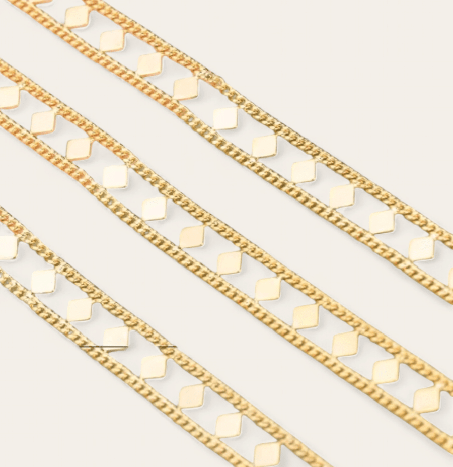 TRIMS CHAIN - GOLD - RebelSoulHatx