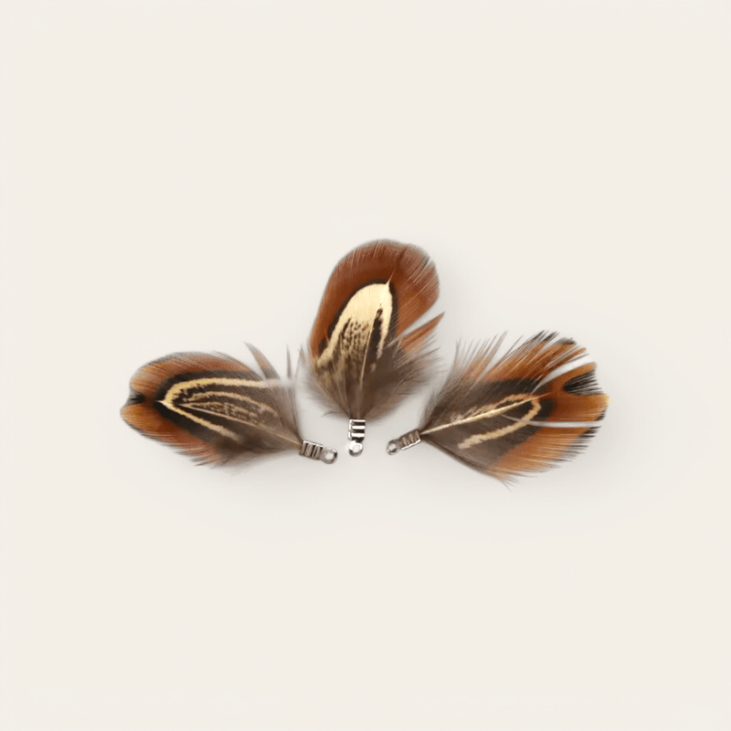 NATURAL PENDANT FEATHERS - RebelSoulHatx