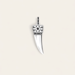 WOLF TOOTH CHARM - SILVER - RebelSoulHatx