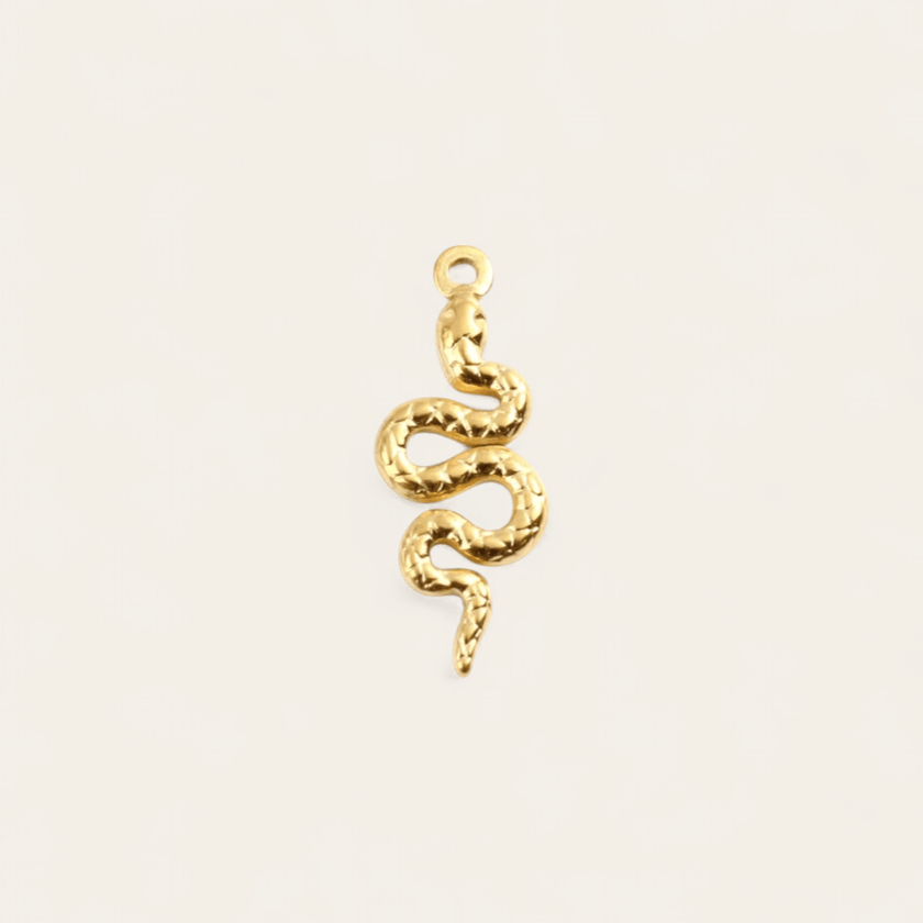 SNAKE CHARM - GOLD - RebelSoulHatx