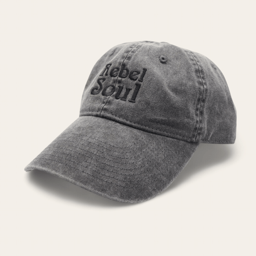 Casquette Coton Noire - RebelSoulHatx