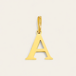 LETTER CHARM - GOLD - SILVER