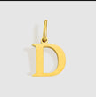 LETTER CHARM - GOLD - SILVER