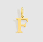 LETTER CHARM - GOLD - SILVER