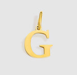LETTER CHARM - GOLD - SILVER