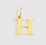 LETTER CHARM - GOLD - SILVER