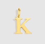 LETTER CHARM - GOLD - SILVER