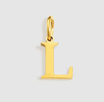 LETTER CHARM - GOLD - SILVER