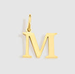 LETTER CHARM - GOLD - SILVER
