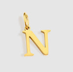 LETTER CHARM - GOLD - SILVER - RebelSoulHatx