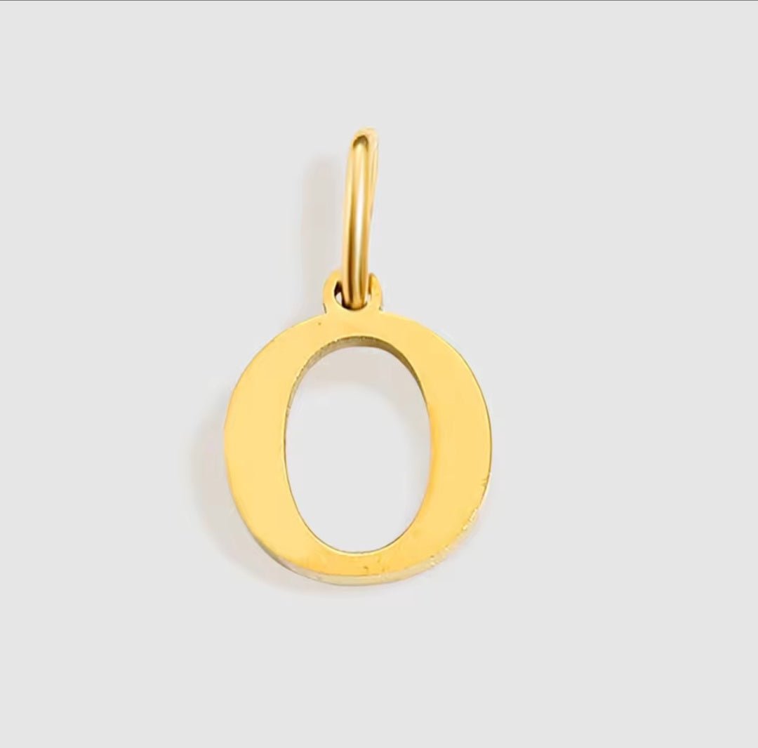 LETTER CHARM - GOLD - SILVER - RebelSoulHatx