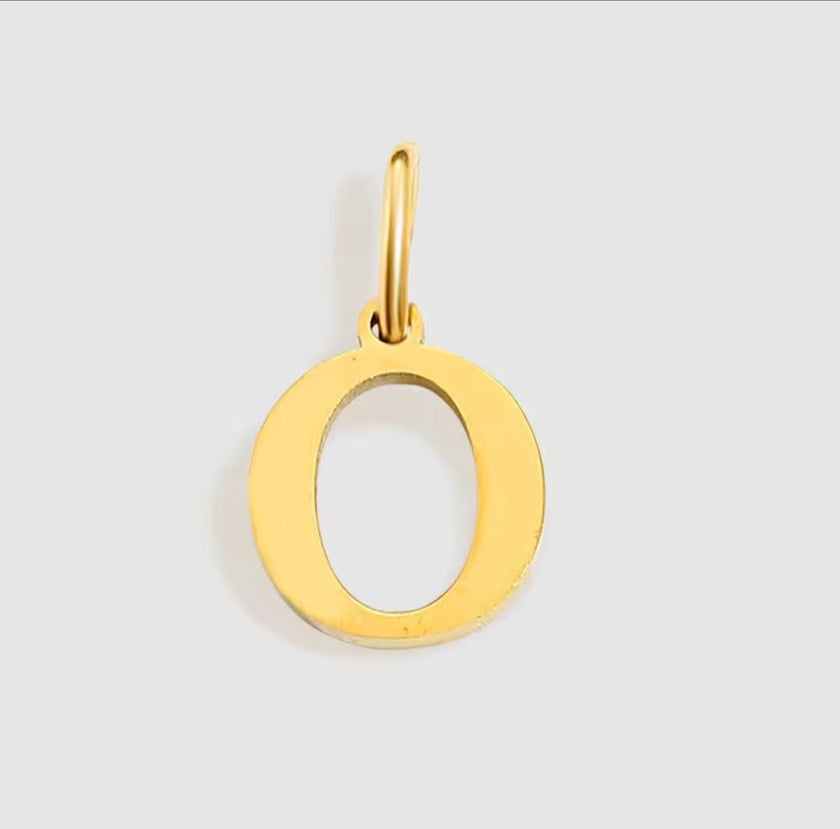 LETTER CHARM - GOLD - SILVER - RebelSoulHatx