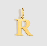 LETTER CHARM - GOLD - SILVER - RebelSoulHatx