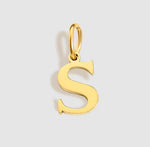 LETTER CHARM - GOLD - SILVER - RebelSoulHatx